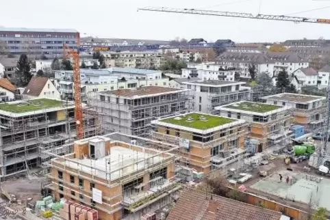 Zehn Stadtvillen mit insgesamt 63 Wohnungen entstehen im „Wohnpark alte Gärtnerei“.