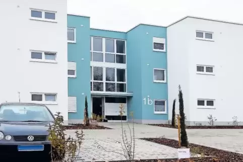 Neubau des Kreiswohnungsverbands in Limburgerhof: Im Oktober sind die Mieter eingezogen.