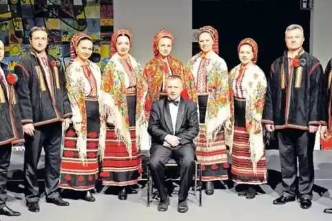 Das Solistenensemble des ukrainischen Nationalchores.