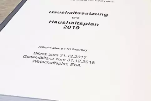Mehr als 90 Seiten im aktuellen Haushaltsplan betreffen den Fachbereich Bauen.