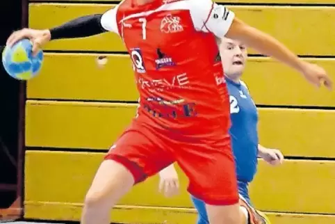 Ein hervorragender Konterspieler: Kevin Hauck (TS Rodalben) .