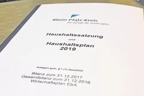 Der aktuelle Haushaltsplan: mehr als 90 Seiten betreffen den Fachbereich Bauen.