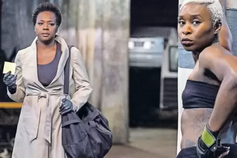 Wird aus Not kriminell: Witwe Veronica (Viola Davis, links, mit Cynthia Erivo).