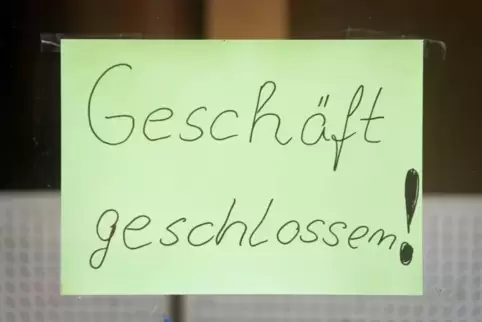 Für immer dicht: Dieses Schicksal ereilte in den vergangenen Monaten mehr Firmen als im Jahr zuvor. Symbolfoto: DPa
