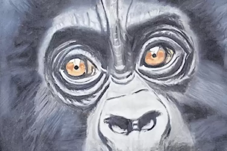 Alwin Seels Porträt eines Gorillas.
