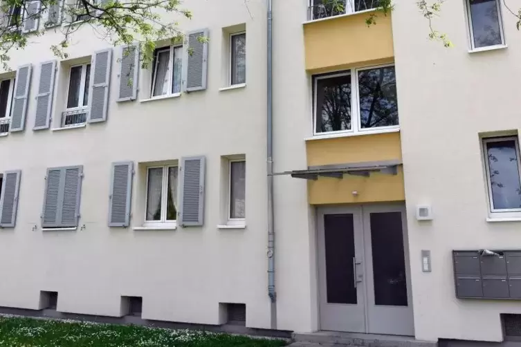 Wohnhaus in Frankenthal: Hier soll ein Mann sein zwei Monate altes Baby aus dem Fenster seiner Wohnung im zweiten Stock geworfen