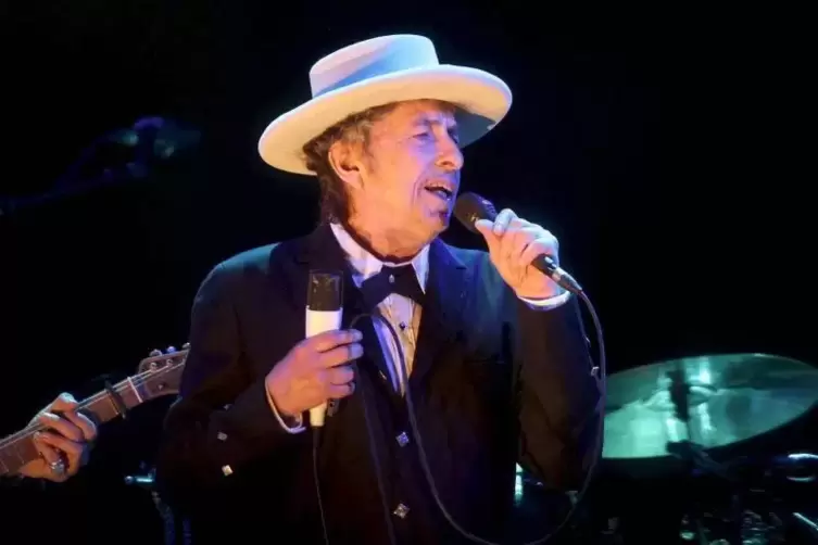 Bob Dylan 2012 bei einem Konzert in Spanien. Foto: dpa
