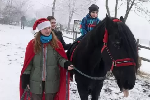 Die Kinder hatten unter anderem beim Reiten ihren Spaß. Foto: Sayer