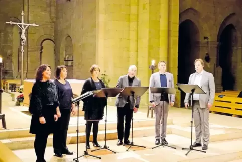 Umwerfend reiner Gesang: die Nordic Voices in der Otterberger Abteikirche.