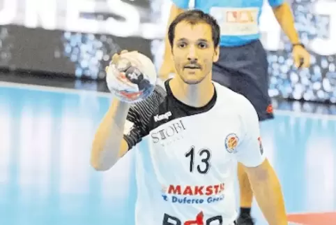 Neuzugang David Spiler - hier im Dress von HC Metalurg Skopje.