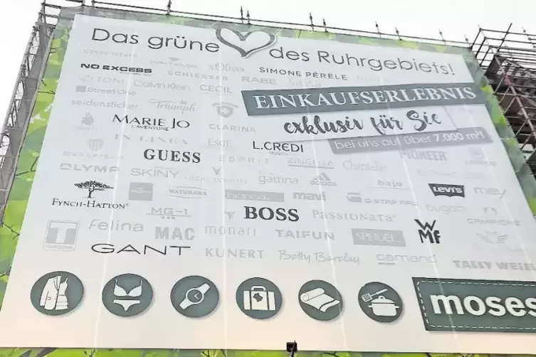 Markenvielfalt auf 7000 Quadratmetern an historischer Einkaufsst&auml;tte mitten im Ruhrgebiet.