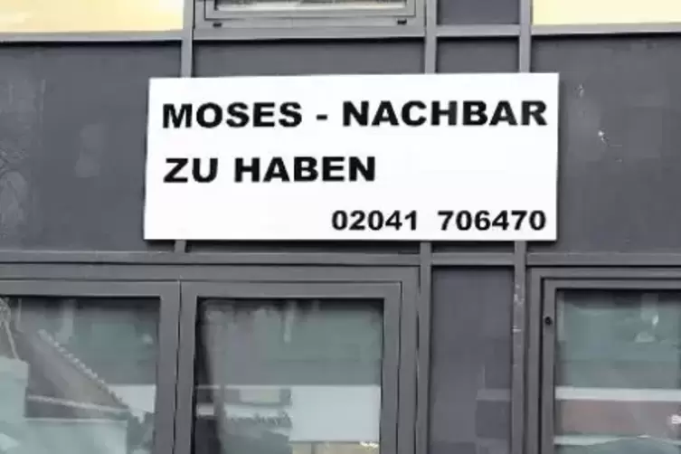 Der Nachbar setzt auf den Moses-Faktor.