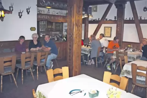 Ein heimeliges Ambiente findet der Besucher im Gasthaus „Zum Berwartstein“ vor.