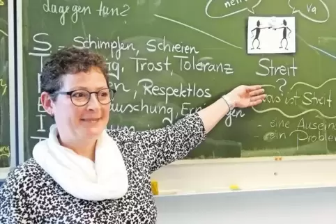 Sana Tabaa ist neben Deutsch und Englisch auch Lehrerin für islamischen Religionsunterricht. An der Pädagogischen Hochschule in 