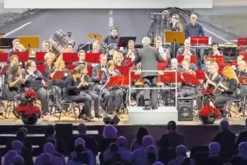 Höhepunkt im Konzertjahr ist das Adventskonzert im Werk Wörth. Doch das Orchester freut sich über Anfragen für Auftritte.