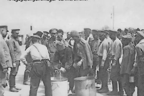 Das Germersheimer Kriegsgefangenenlager lag auf dem weitläufigen Gelände des Exerzierplatzes, des heutigen US-Depots: Die Aufnah