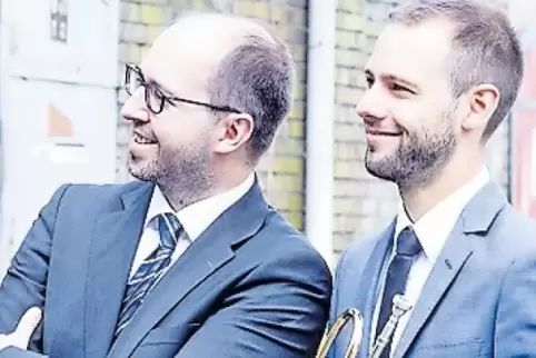 Musiziert in Schifferstadt: das Duo Stephan Stadtfeld und Stephan Rahn.