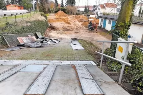 Baustelle: Auf der BMX-Bahn des RV Dudenhofen erinnert nicht mehr viel daran, wies’s mal war.