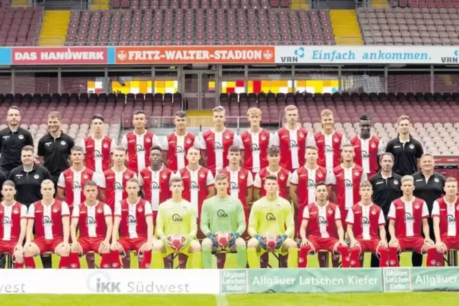 Die A-Jugend des 1. FC Kaiserslautern