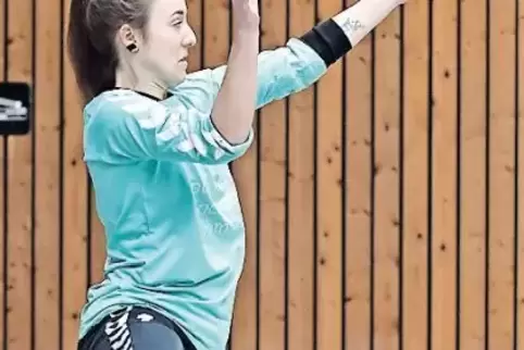 Oft im Mittelpunkt: SG-Torfrau Florentine Geibel.