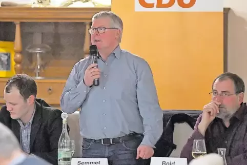 Die Spitze der Verbandsgemeinde-CDU (von links): Vorsitzender Tobias Dreßler und seine Stellvertreter Herbert Semmet und Markus 