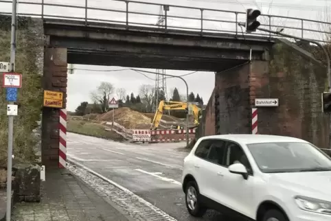 Bis 25. Januar Einbahnstraße: die Landesstraße 516.  Foto: lor