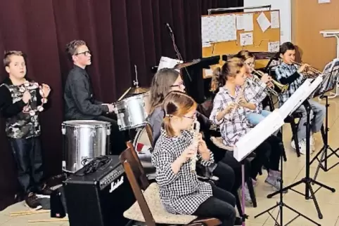 Hat Spaß am Musizieren: die Bläserbande.