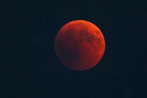 Der „Blutmond“ sollte gut sichtbar sein.  Archivfoto: dpa