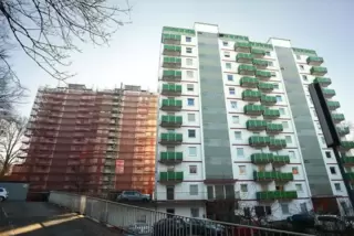 In einem Hochhaus im südlichen Stadtgebiet von Pirmasens soll sich der Vorfall zugetragen haben.  Foto: Seebald 