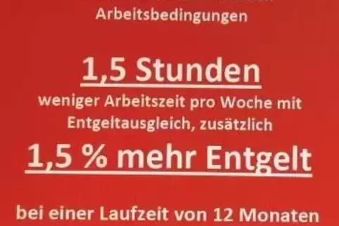 Ausschnitt aus dem Flugblatt, das am Montag verteilt wurde: .  Foto: cps 