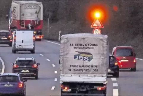 Der Verkehr auf der A 65 ist in den vergangenen Jahren gestiegen. Unser Bild zeigt die Auffahrt Insheim in Fahrtrichtung Ludwigs