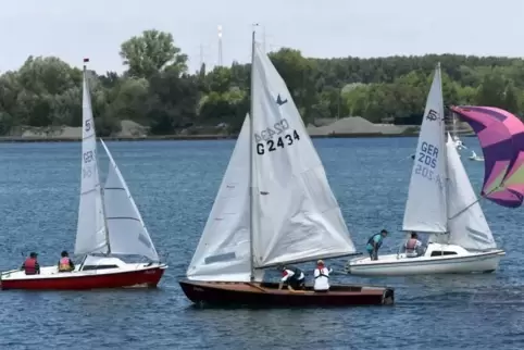 Zwei Wassersportvereine richten auf dem Silbersee regelmäßig Regatten aus. Sie sind darauf angewiesen, dass ihr geplanter neuer 