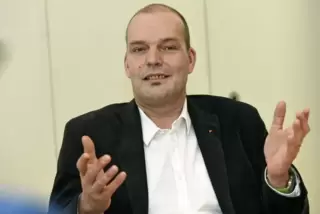 Jochen Bülow, Linken-Vorsitzender in Rheinland-Pfalz. Foto: Kunz 