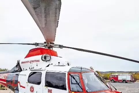 Einsatzbereit: in Sembach stationierter Rettungshubschrauber.