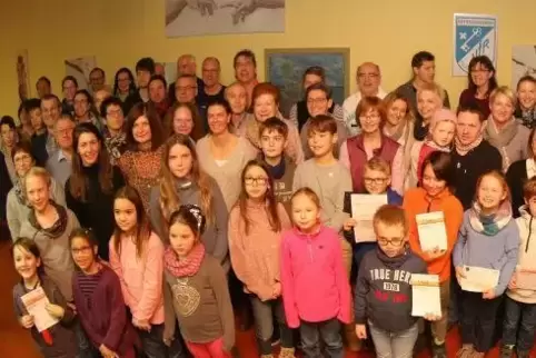 Der VfR Hettenleidelheim hat 164 Personen mit dem Deutschen Sportzeichen ausgezeichnet. Foto: BENNDORF