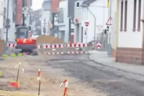 In der Rheinstraße geht seit Anfang Januar nichts mehr.