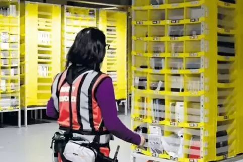 Die Amazon-Ansiedlung im Gewerbegebiet Römig bei Ruchheim bescherte dem Arbeitsmarkt „Rekordwerte“, sagt Daniel Lips.