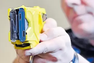 Taser darf bisher nur die Polizei einsetzen.