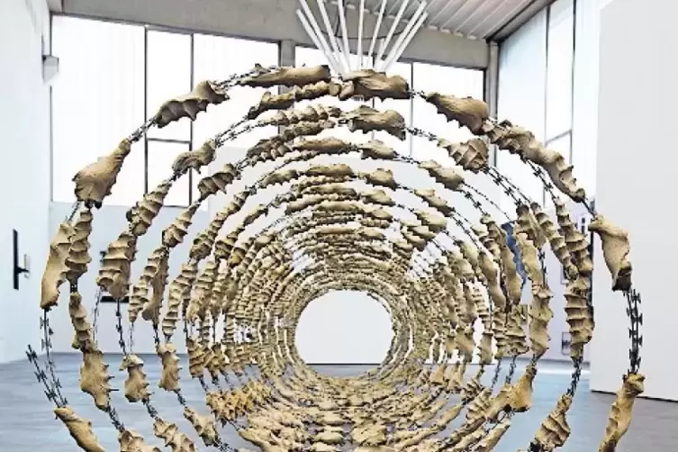Kunst aus Fundst&uuml;cken: Natodraht 1 von Daniel Wolff.