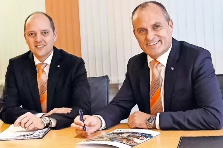 Die Führungsspitze der RV Bank, Thomas Sold (links) und Mathias Geisert, wird auch im Vorstand des künftigen Instituts arbeiten.