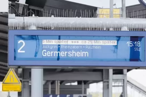 Stimmt’s oder stimmt’s nicht, was die Anzeigetafel verkündet?