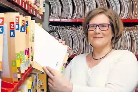 Tina Pfeiffer von der Servicestelle am Amtsgericht.