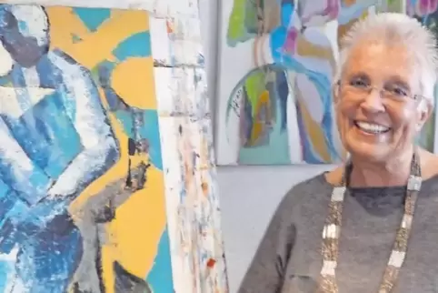 Johanna Kirsch malt vorwiegend mit Acryl. Ihr Mann Ludwig betätigt sich als Bildhauer.