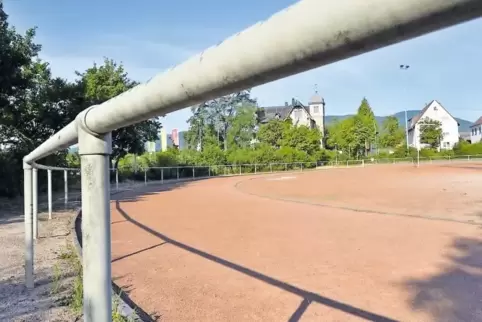 Der Sportplatz wird bald zur Baustelle.