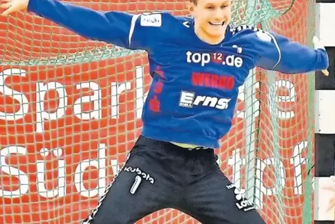 Auf ihn kommt’s wieder an: SV-Torwart Benedikt Berz hatte im Hinspiel in Vallendar einen guten Tag, brachte den SV auf die Siege