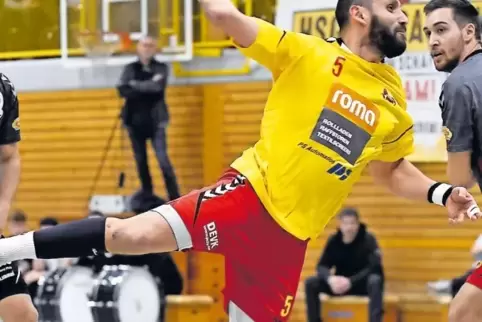 Trainingsweltmeister, der voran geht: Eckbachtals Kreisläufer Mohamed Subab ist einer der wichtigsten Spieler für Trainer Thorst