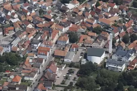 In der Ludwigstraße gab es am Freitagmorgen eine Schlägerei.  Luftbild: LER