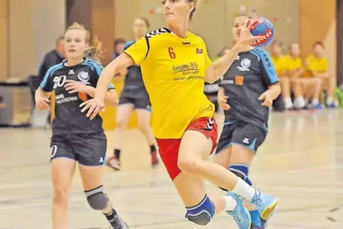Bei den Damen der HSG Eckbachtal um Janet Kirsch geht es um Rang zwei in der Handball-A-Klasse.