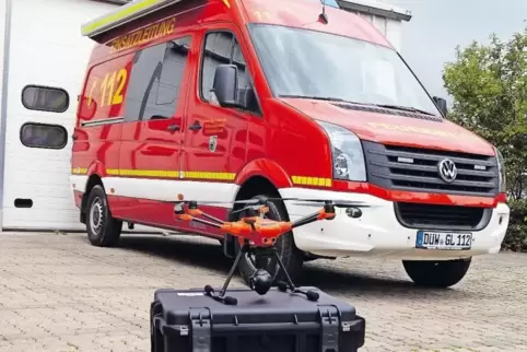 Die Drohnen der Kreisfeuerwehr hätten sich schon bezahlt gemacht, findet der Beigeordnete.