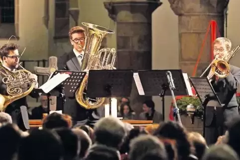 Vom Landauer Weihnachts- zum Speyerer Silvesterkonzert: „LJO-Brass“ kommt am 31. Dezember in die Gedächtniskirche.